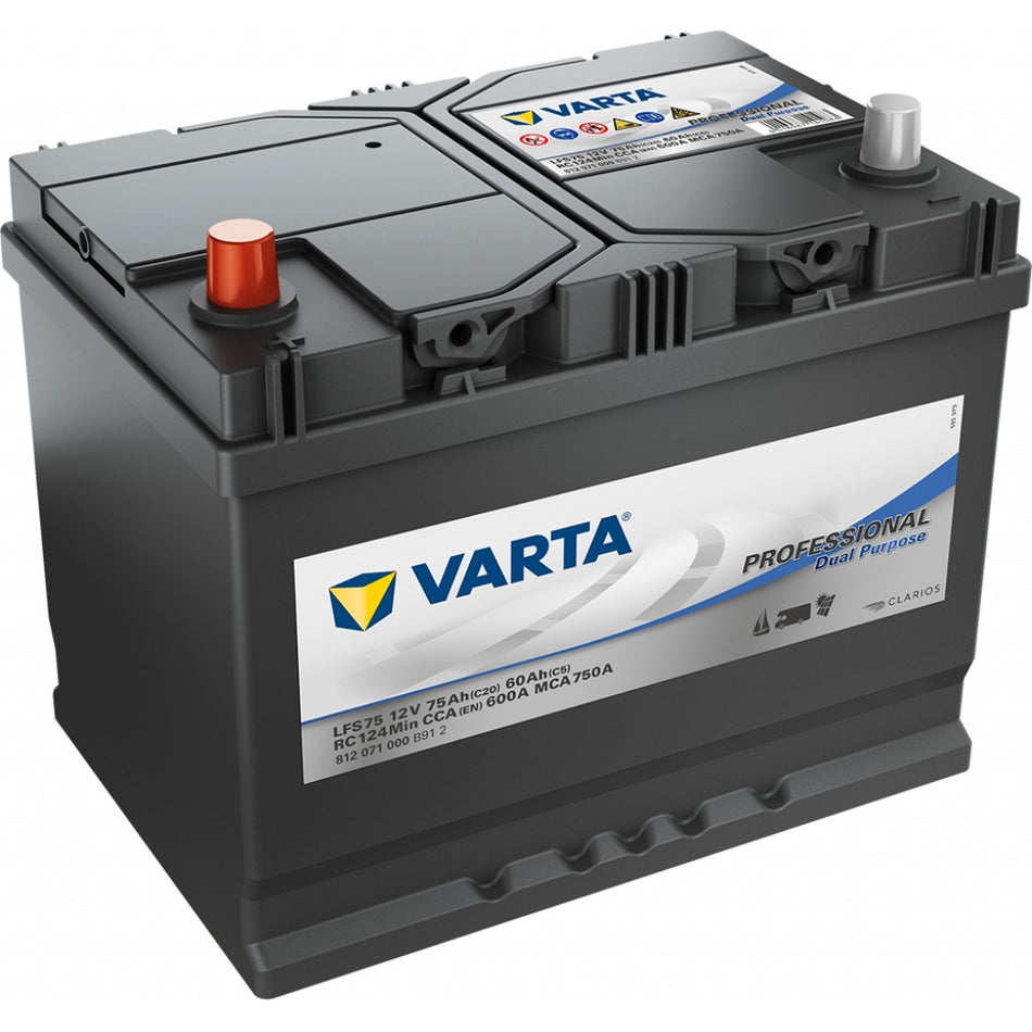 VARTA Professional Dual Purpose 12V 75AH