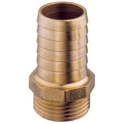 Slangekopling han messing 1" x 32mm